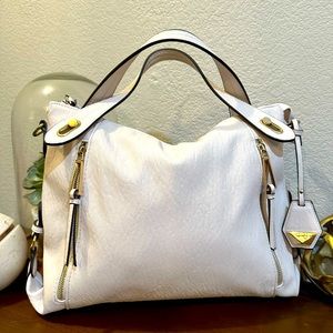 Jessica Simpson Large White Tote Bag/Shoulder Bag